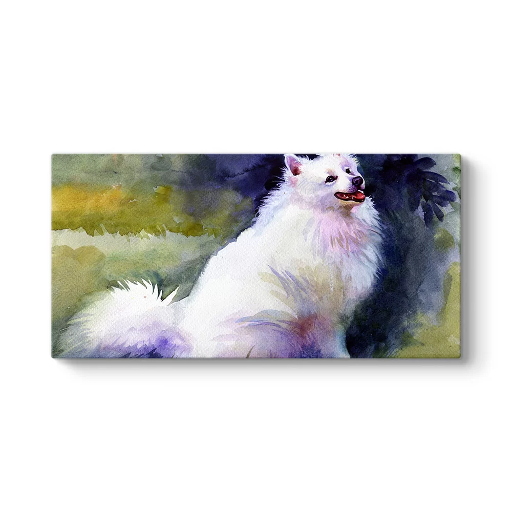 Sulu Boya Köpek Tablosu - Model 5